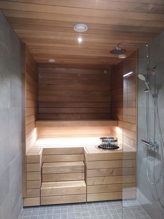 48 Wonderful Home Sauna Design Ideas  Sauna design, Luxury spa bathroom,  Sauna house